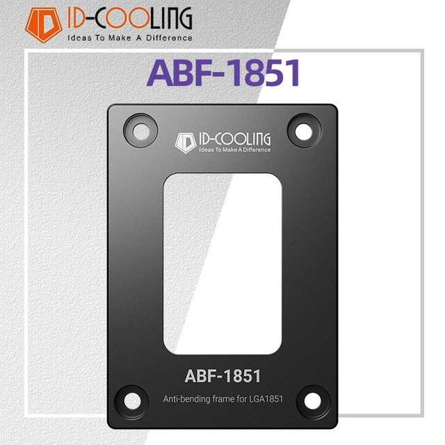 ID-Cooling ABF 1851 CPU-Biegekorrektur Halterung für Intel LGA1851, Schwarz, Aluminium - Bild 1