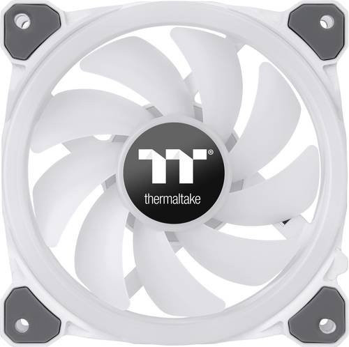 Thermaltake Riing Trio 12 RGB Radiator Fan White TT Premium Edition PC-Gehäuse-Lüfter Weiß B/H/T: 120 x 120 x 25 mm - Bild 1