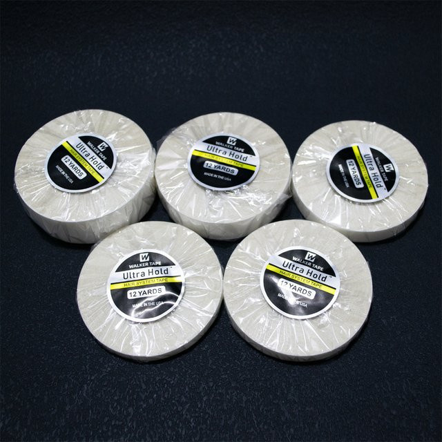 12YARDS Hair Systems Tape, weißes doppelseitiges Perückenband - Bild 1