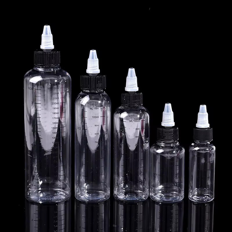 JCSYFAC Tropfflaschen aus Kunststoff, klar, 30 ml-250 ml - Bild 2