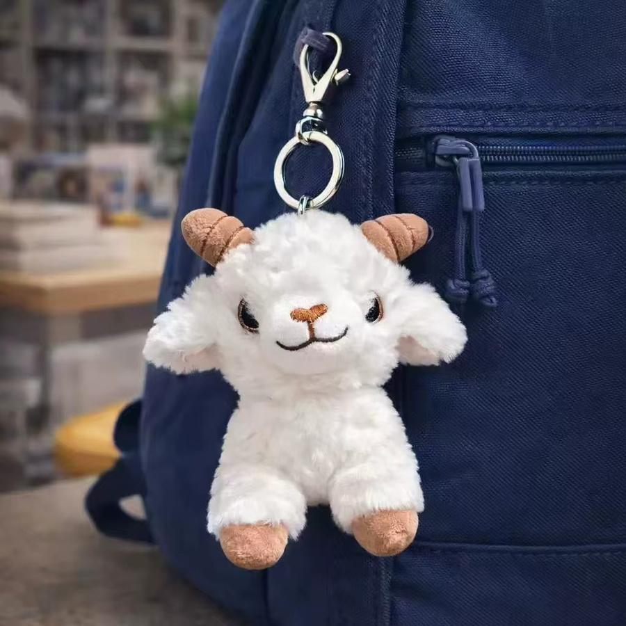 PP-Baumwoll-Plüsch-Lamm-Puppe, Plüsch-Anhänger, Paar-Schlüsselanhänger - Bild 6