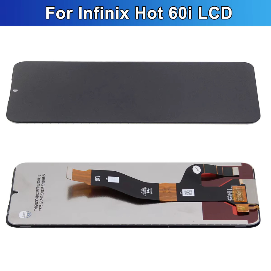 Infinix Hot 60i 5G LCD-Display Ersatzteil mit Touchscreen-Digitizer in Schwarz, 6,75 Zoll, Modell X6730 - Bild 5