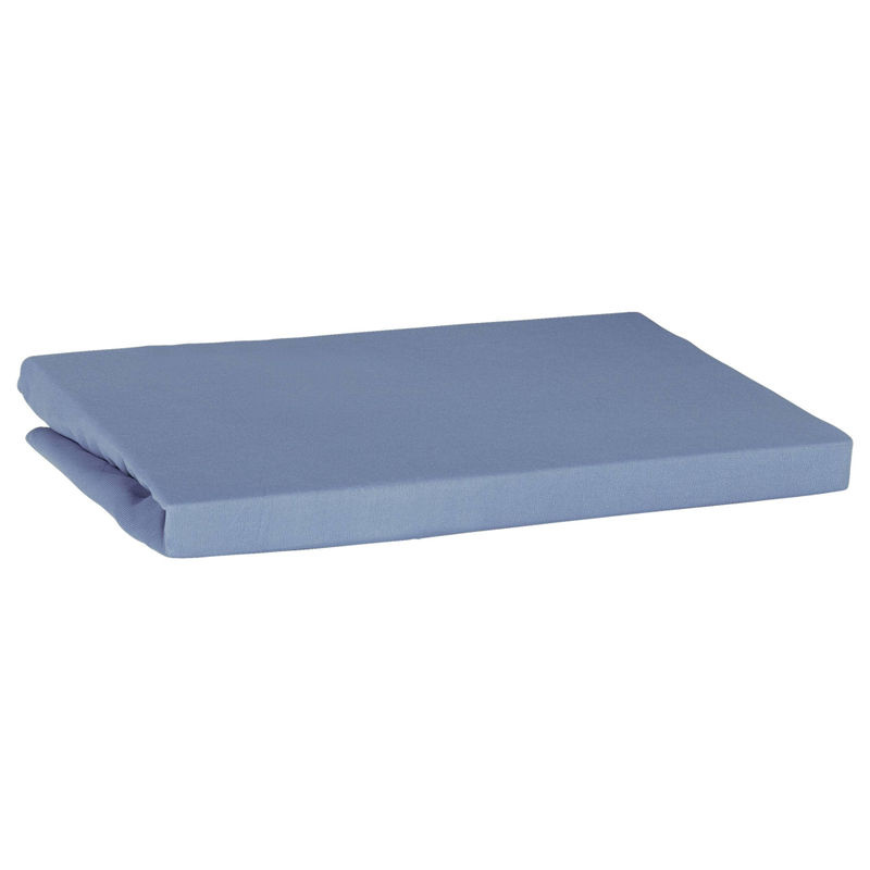Oh Cosy Spannbetttuch Jersey aus Baumwolle in Blau, B/T: 150 x 200 cm - Bild 2