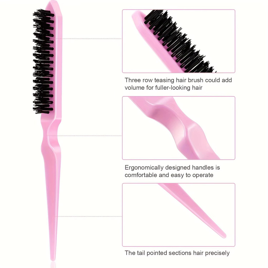 Professioneller Haarkamm mit Nylon-Borsten, Unisex - Bild 3