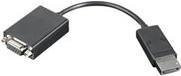 Lenovo Videokonverter DisplayPort auf VGA in Schwarz für ThinkCentre M75t Gen 2, M80s Gen 3, M90a Gen 3, M90q Gen 2, M90t Gen 3 und ThinkCentre neo 70 (45J9523) - Bild 1
