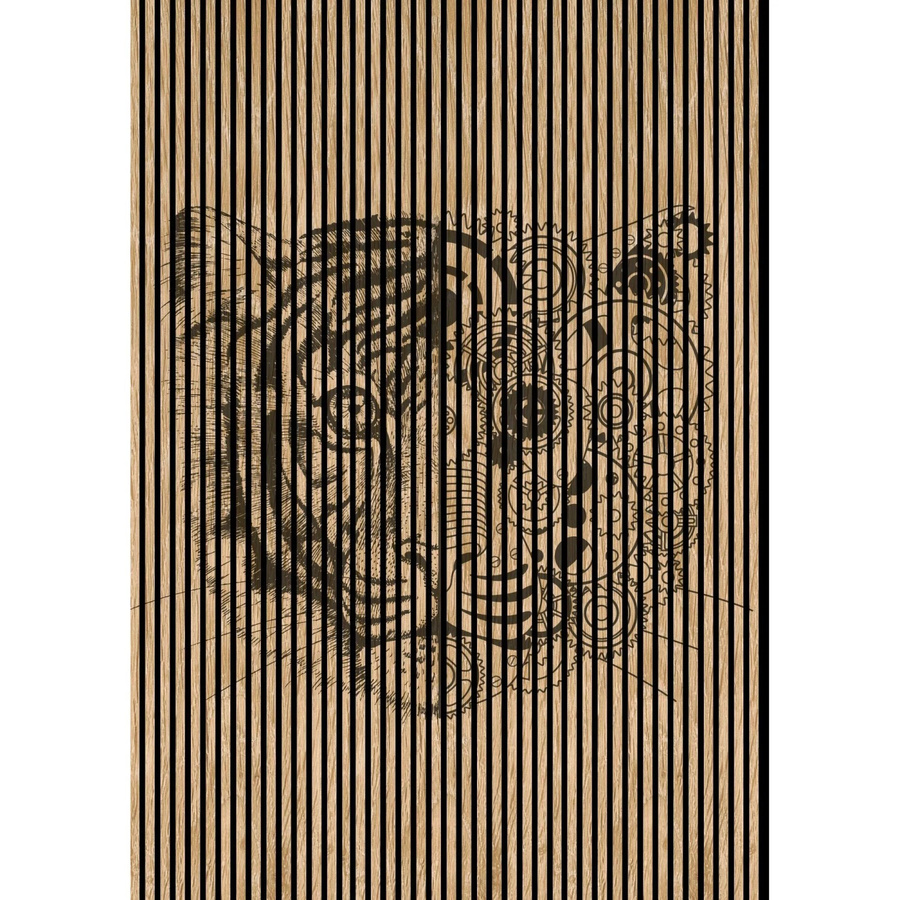 FN Acustico Akustikplatte Tiger in Bunt aus PET und MDF, H x B x T: 2.400 x 1.693 x 19 mm - Bild 2