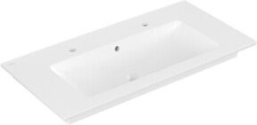 V&B Möbelwaschtisch VENTICELLO in Stone White mit 2 Schubladen und Überlauf, Breite: 100 cm, Tiefe: 50 cm - Bild 1