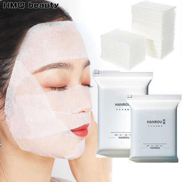 HMQ beauty Baumwolle Pads zur Make-up Entfernung, 50 Stück, Gesicht - Bild 1