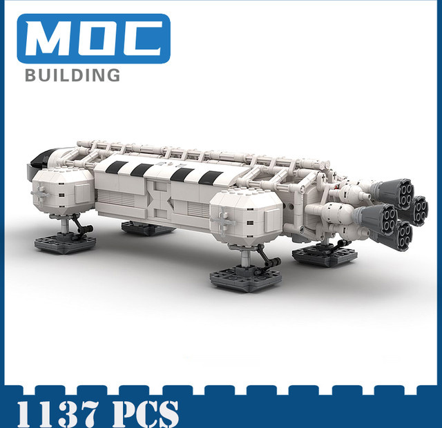 MOCBUILDING Raum 1999 Eagle Shuttle Space Bricks Baustein Modell - Bild 1