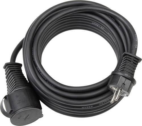 Brennenstuhl Verlängerungskabel Schwarz 25 m H07RN-F 3G 2,5 mm² Schuko auf Schuko - Bild 1