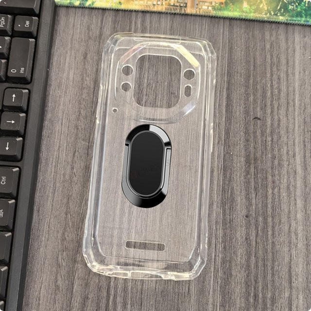 Blackview Oscal Tank 1 Schutzhülle aus weichem TPU Silikon mit Ringhalterung in Transparent - Bild 1