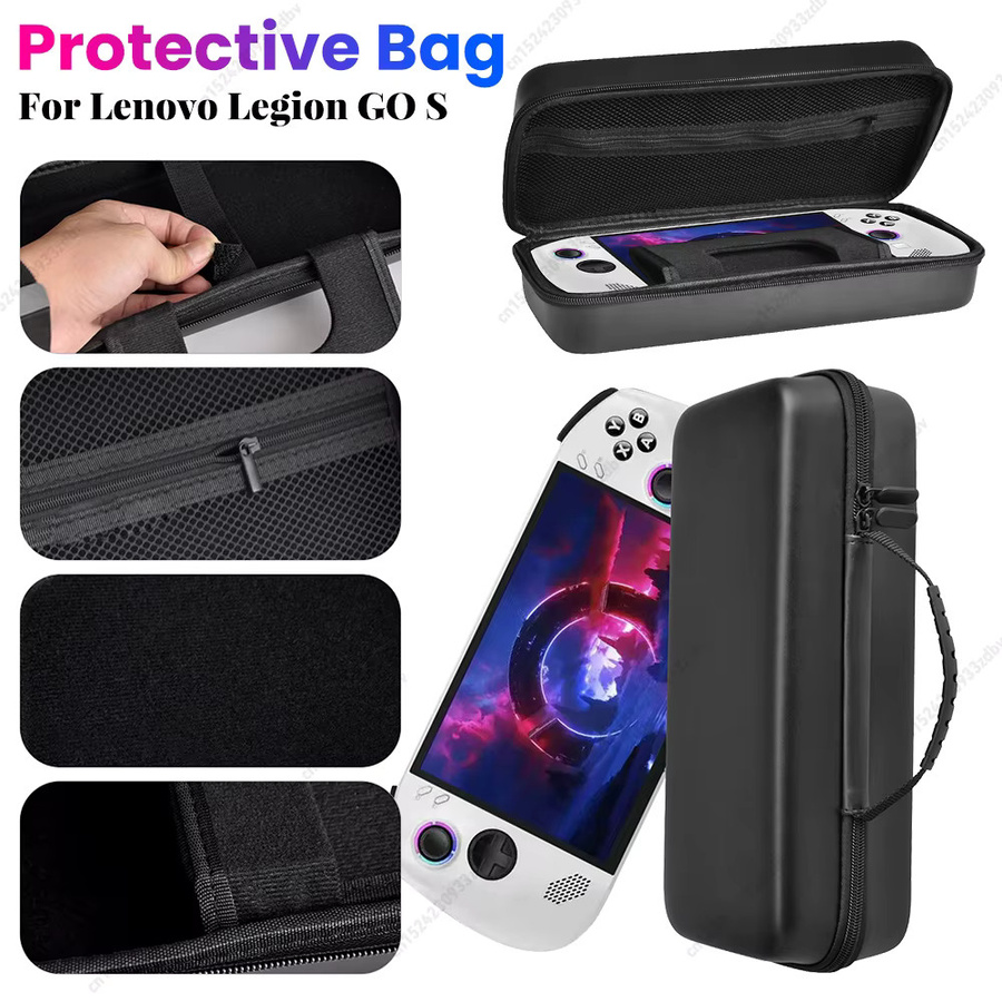 Lenovo Legion Go S EVA-Hartschalen-Tragetasche in Schwarz, stoßfeste Reise-Aufbewahrungstasche mit Anti-Drop-Schutz - Bild 2
