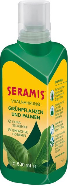 Seramis Vitalnahrung Flüssigdünger für Grünpflanzen und Palmen, 500 ml - Bild 1