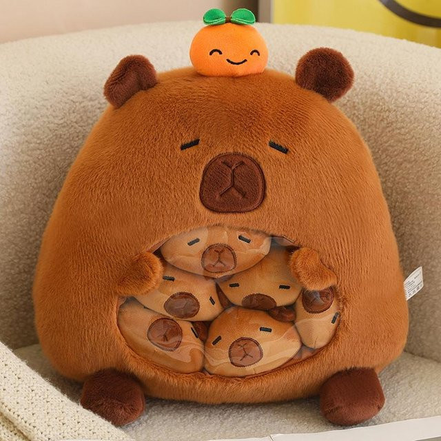 Binchi Fitness Snacktasche, Plüsch / Textil, 35cm, ab 3 Jahre - Bild 1