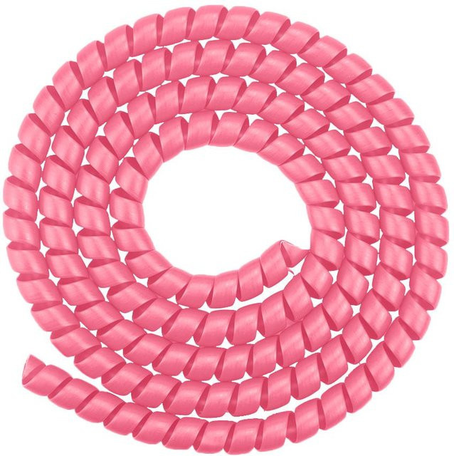 APWIKOGER Spiralkabel-Schutzhülle in Rosa, 1,3 m verschleißfester Kabel-Organizer und Schlauchschutz für M365 PRO 2 - Bild 1
