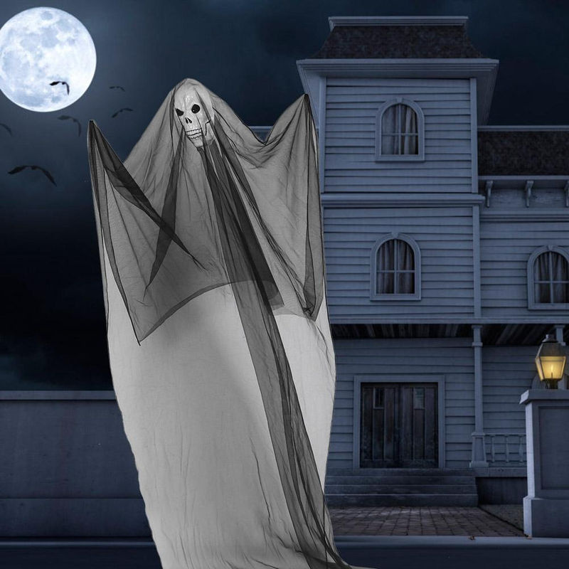 Neoglint Halloween Skelett Hänger Dekoration Schwarz B: 330 cm, H: 200 cm - Bild 3