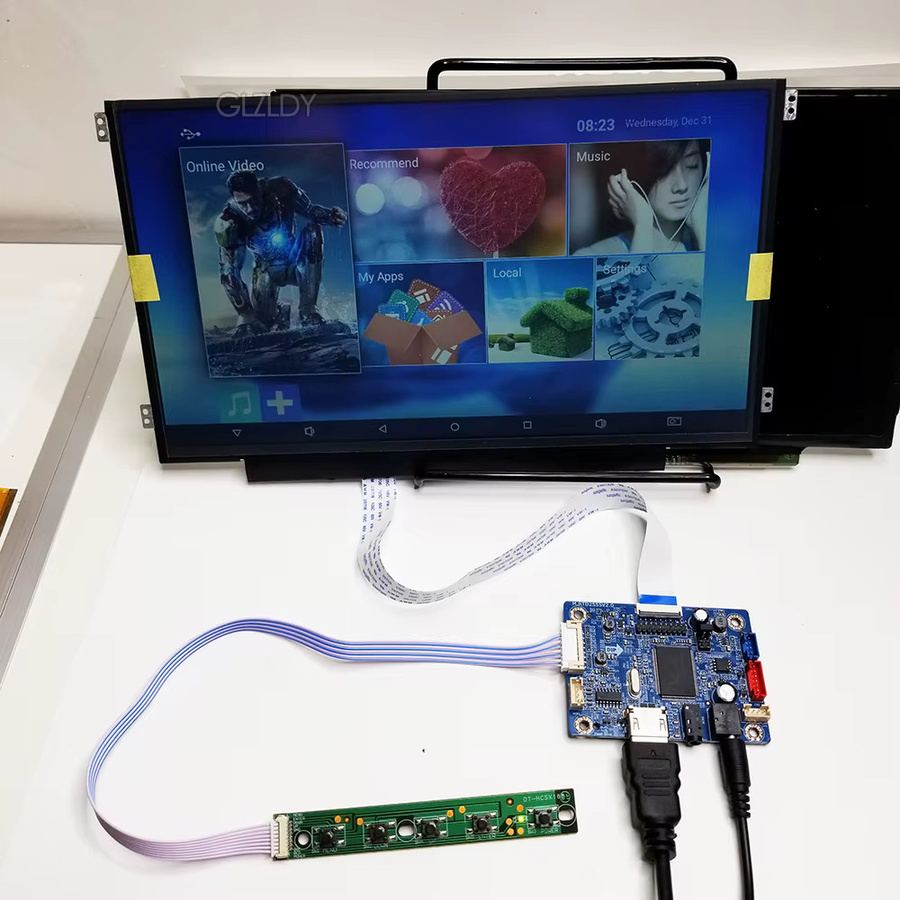 GLZLDY EDP 30-Pin LCD-Controller-Treiberplatine mit 1 HDMI für verschiedene Bildschirmauflösungen in Blau - Bild 4