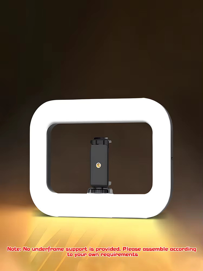 Roreta Handheld-Ring-LED-Licht in Schwarz, wiederaufladbar und tragbar für Livestreaming, Fotografie und Selfie-Aufnahmen - Bild 5
