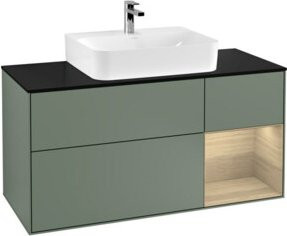 V&B Waschtischunterschrank Finion in Lackoptik, Breite: 120 cm, Höhe: 60,3 cm, Tiefe: 50,1 cm - Bild 1