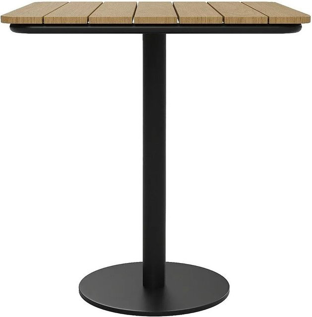 Gartentisch MYLIA aus Polywood in Schwarz, quadratisch, B/T/H: 70 x 70 x 70 cm - Bild 1