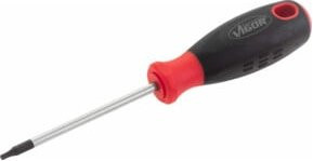 Vigour TX Schraubendreher V4421 mit TX Profil T 8 in Rot, Gesamtlänge: 15,4 cm - Bild 1