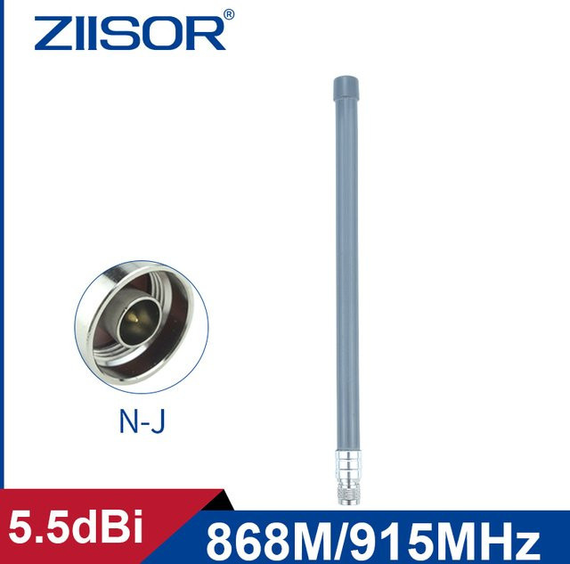 ZIISOR Meshtastic Antenne für LoRa 868 MHz und 915 MHz, Outdoor Hotspot Antenne mit N-Stecker, 5,5 dBi, Höhe: 40 cm - Bild 1