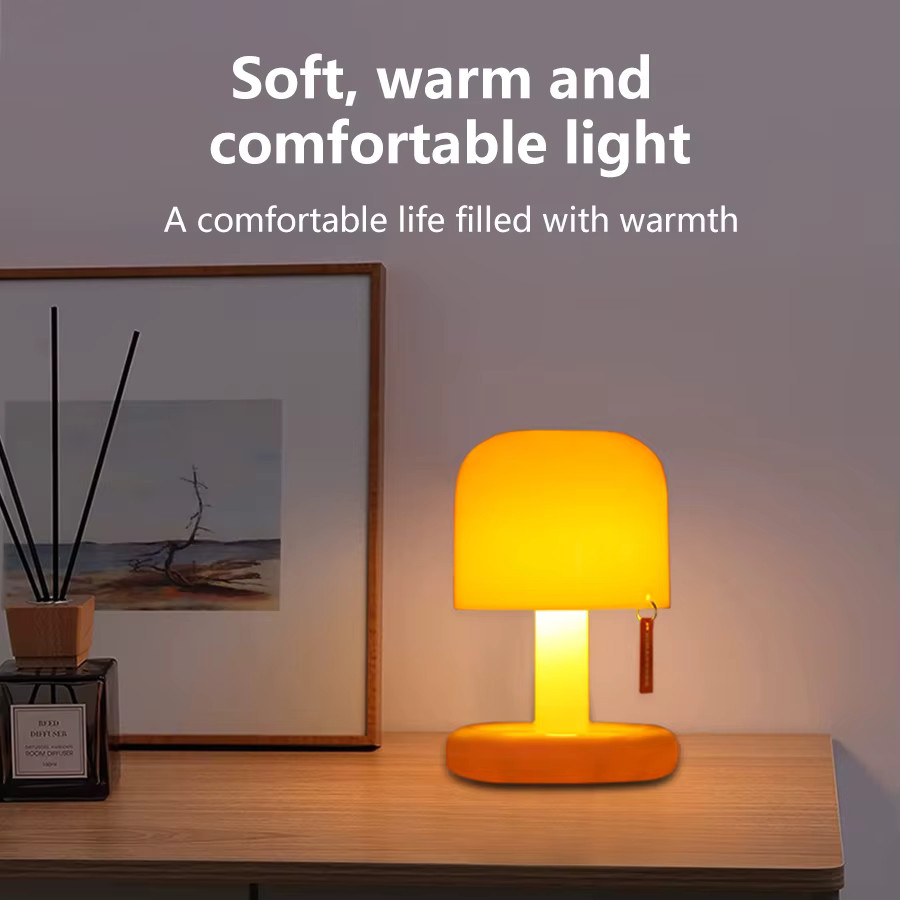 AVACOM Mini-Schreibtischlampe mit LED-Farbverlauf und Touch-Funktion, USB-aufladbare Sonnenuntergang-Nachtlicht für Schlafzimmer und Wohnzimmer - Bild 3