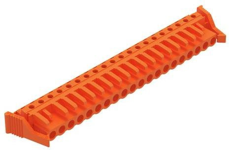 WAGO 232-280/039-000 Federleiste in Orange, 10 Stück - Bild 1