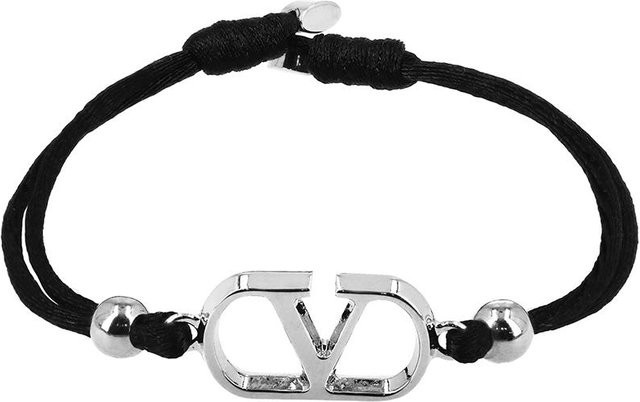 Valentino Baumwollarmband, Schwarz, Unisex - Bild 1