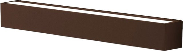 Zafferano Slat 50 LED-Wandleuchte in Rost-Optik, Up-Down-Beleuchtung, Warmweiß 3000K, IP65 wetterfest, Farbe: Braun - Bild 1