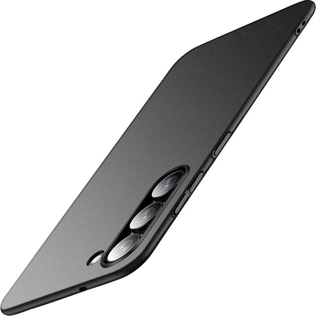 Mattierte Luxus Schutzhülle aus hartem PC für Samsung Galaxy S24 S23 S22 S21 FE Plus in Schwarz - Bild 1