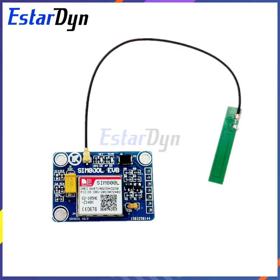 Estardyn SIM800L GSM GPRS Modul in Blau für IoT SMS und Datenübertragung mit TTL seriellem Anschluss - Bild 1