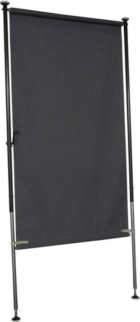 ANGERER Balkon Sichtschutz aus Polyacryl in Dunkelgrau, B/H: 120 x 225 cm - Bild 1