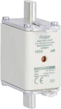 Hager NH-Sicherung LNH00100M6A 100A, 3 Stück, Weiß - Bild 1