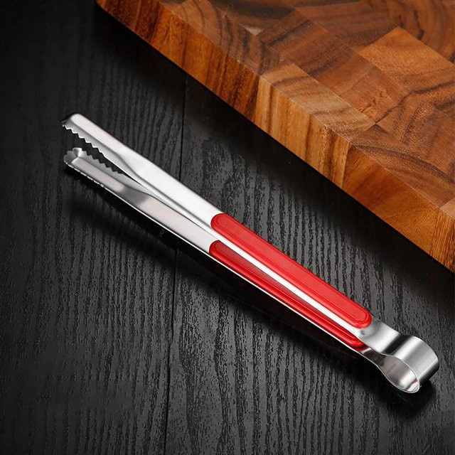 2-teiliges Grill-Clip-Scheren-Set von Yiran Furniture aus Edelstahl in Grau - Bild 1