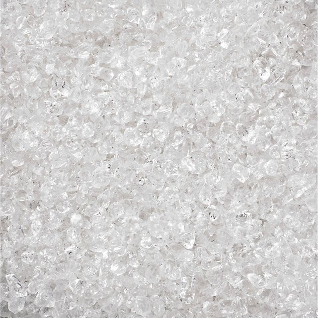 Eurosand Glassteine Bergkristall Nuggets in transparent, 2-4 mm - Bild 1