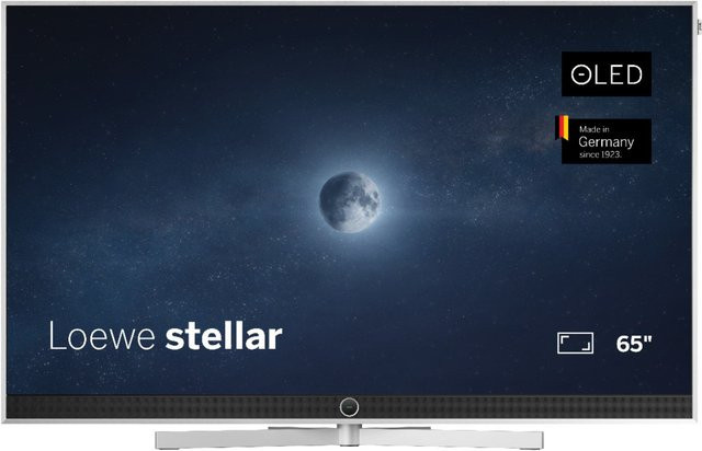 Loewe stellar 65 dr+ OLED Smart-TV 4K Ultra HD in Silver/Black mit 165 cm (65 Zoll) - Bild 1