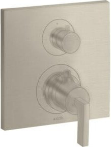Hansgrohe Axor Citterio UP-THM Fertigmontageset mit Einhebelmischer und Thermostat in Brushed Nickel - Bild 1