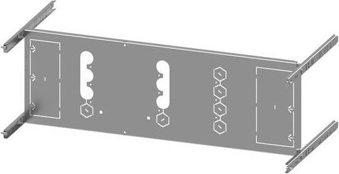 Siemens SIVACON S4 Montageplatte 3VA23, 3-polig, Festeinbau, grau, H: 250 mm, B: 800 mm - Bild 1