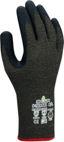 SHOWA Schnittschutzhandschuh S-TEX 581 in Grau und Schwarz, Größe 8, Nitril, EN 388 - Bild 1