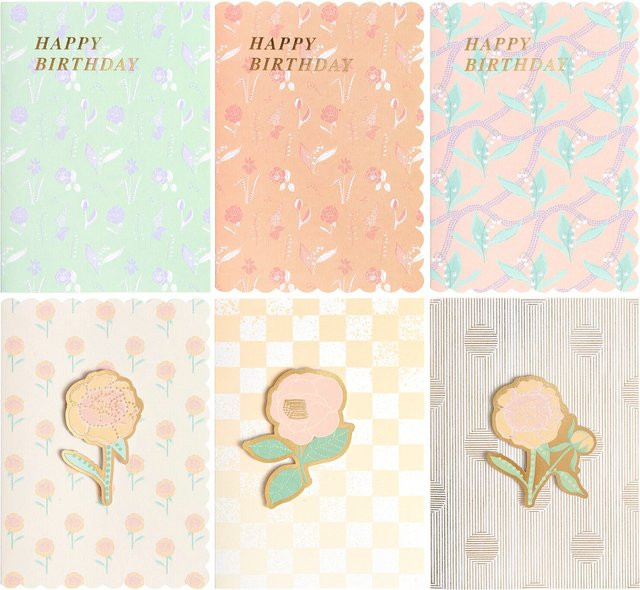 Rico Design Paper Poetry 3D-Kartenset Blumen Sky Pastell - Bild 1