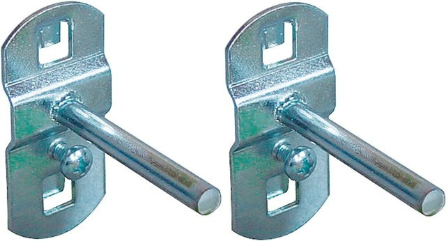 Güde Werkzeughalter Gerade 2er-Set Silber galvanisiert - Bild 1