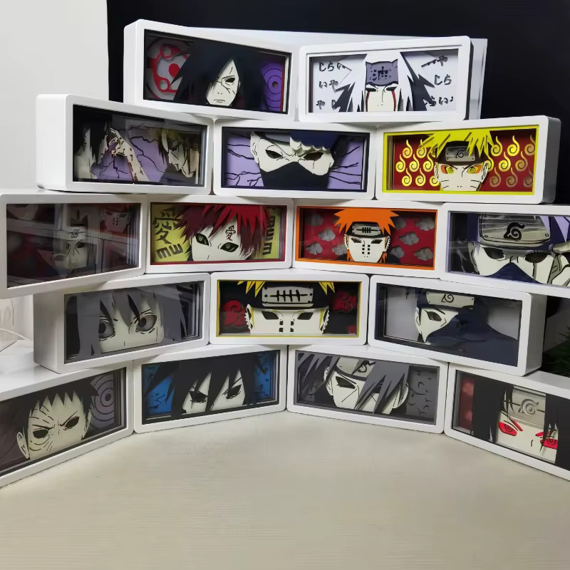 Bandai Naruto Anime Papier geschnitzte Laterne, Nachtlicht, multicolour - Bild 3