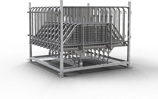Schake Polizeigitter-Set Typ U Site Fence, 10-teilig, feuerverzinkt, silber - Bild 1
