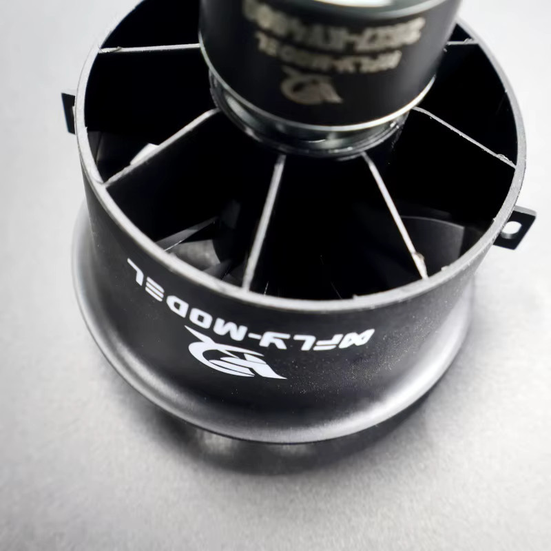 Xfly Model Edf 50 mm 12-Blatt-Culvert-Netzteil 2627-Kv4600 4 s externer rotierender bürstenloser Motor für Jet-Flugzeug-DIY-Lüfter - Bild 3
