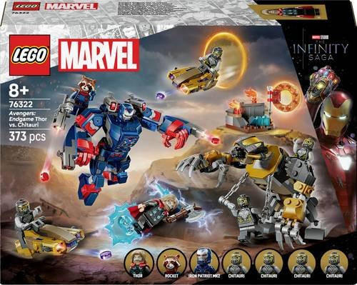 LEGO Marvel Avengers: Endgame Thor vs. Chitauri Konstruktionsspielzeug ab 8 Jahren - Bild 1