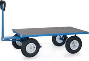 Fetra Handpritschenwagen 6405L in Blau mit Luft-Bereifung und 1000kg Tragkraft - Bild 1