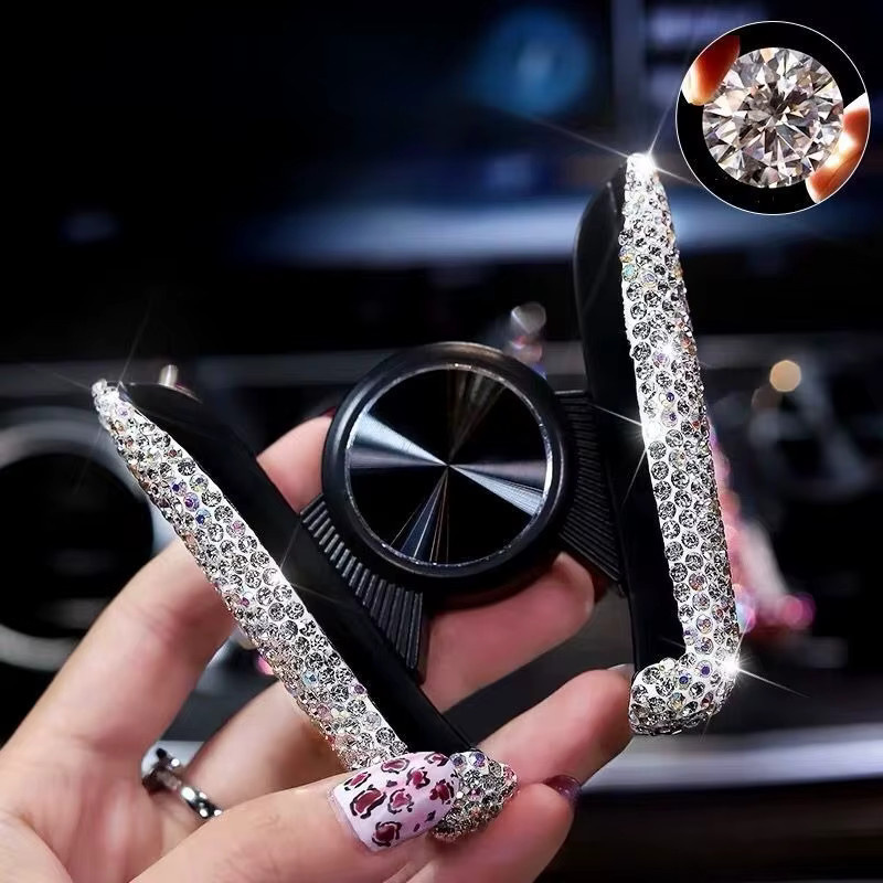 Diamond Crystal Auto-Handyhalterung Amagi mit Lüftungsclip in Weiß - Bild 2