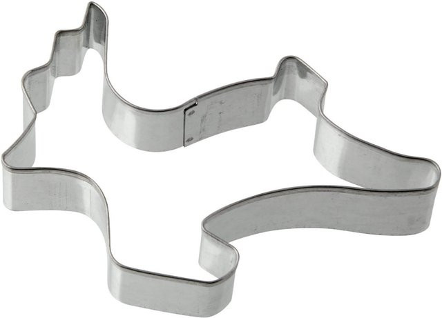 Zenker Ausstecher Rentier aus Edelstahl in Silber, Breite: 7,5 cm, Höhe: 8,0 cm - Bild 1