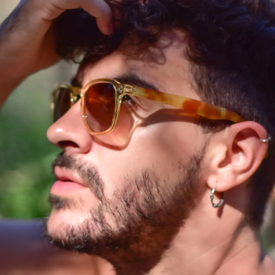 BLUEMOKY Sonnenbrille, Unisex, Vollrand, quadratisch, braun, polarisiert - Bild 2